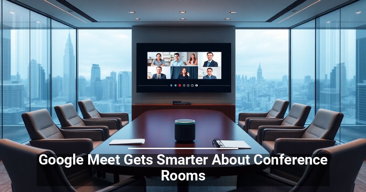 Google Meet Gets Smarter About Conference Rooms
